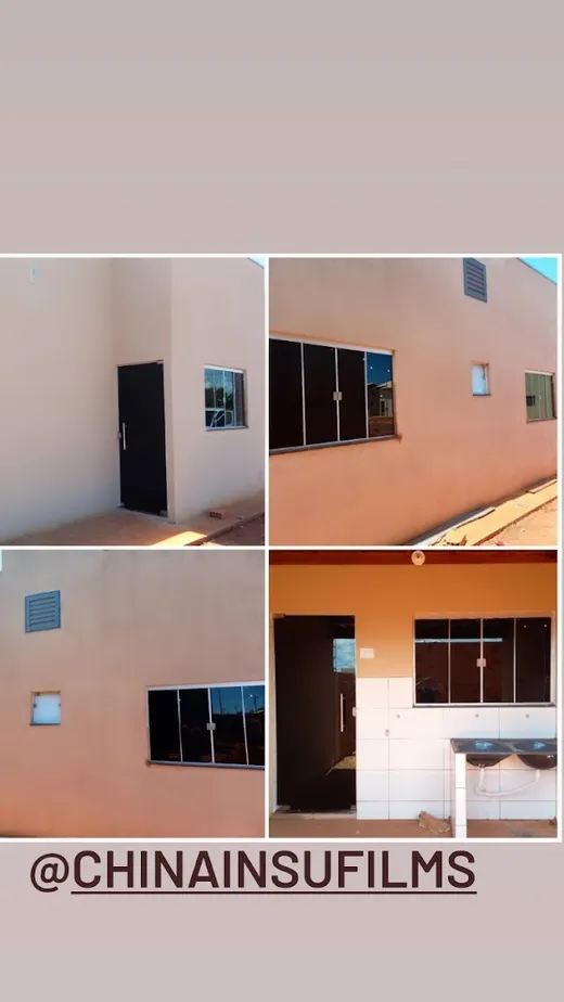 Janelas de casa com película